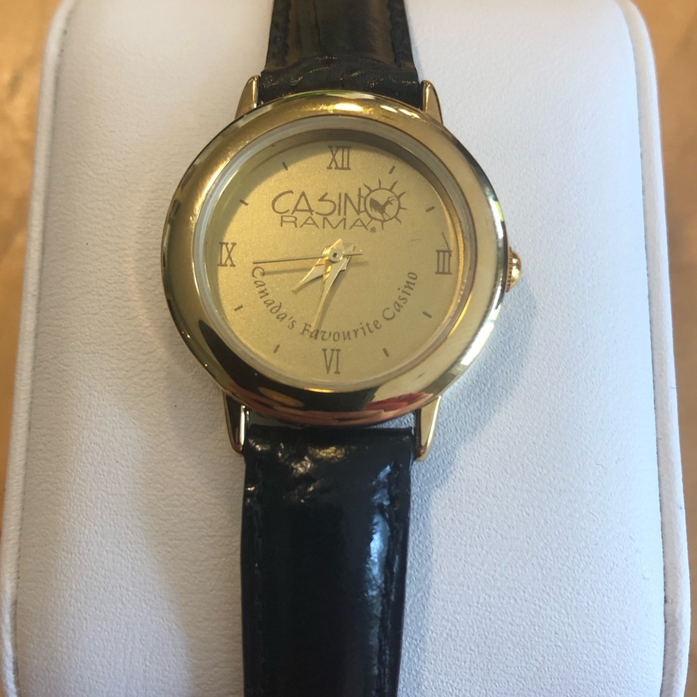 3/$20 Casino Rama gold tone watch